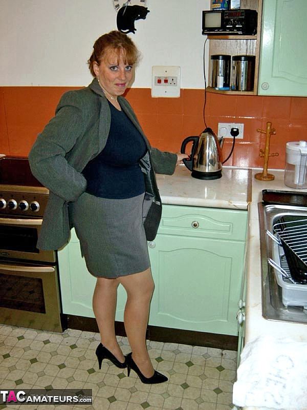 Mature bbw milf facials Mature In Kitchen